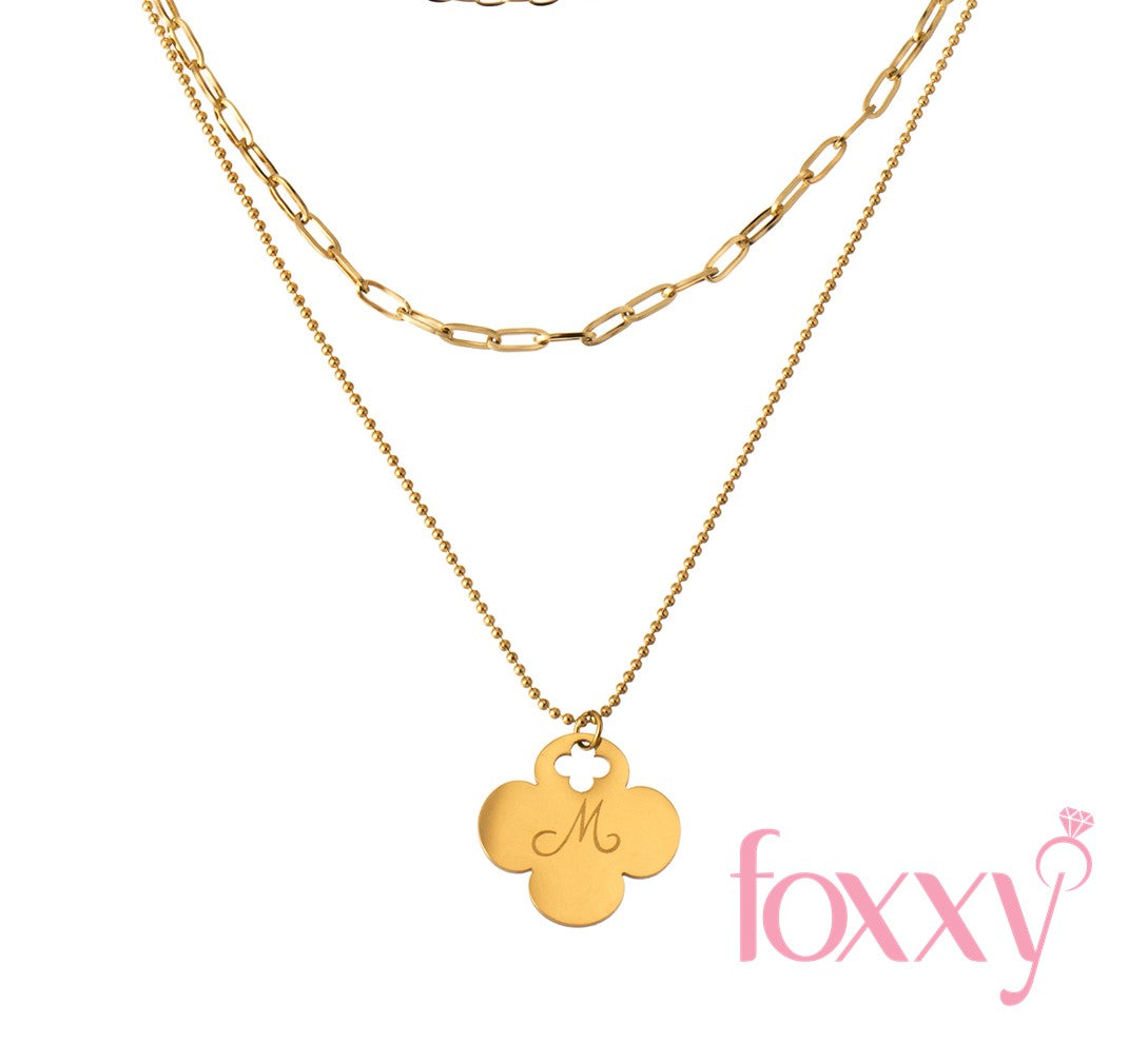 Simple Style Flower Stainless Steel Titanium Steel Plating Necklace