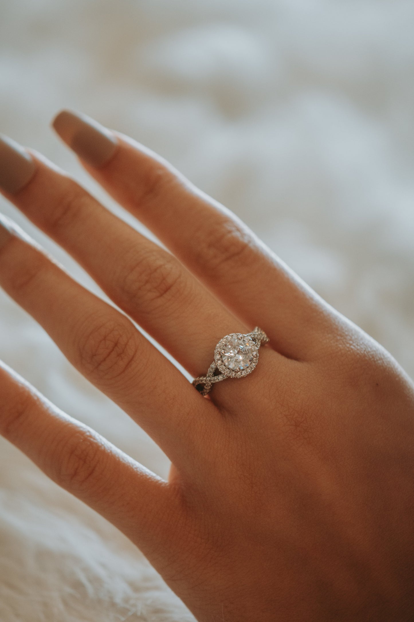 Honour Round Cut Sterling Silver Ring