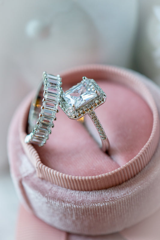 Brady 2PC Paired Sterling Silver Ring
