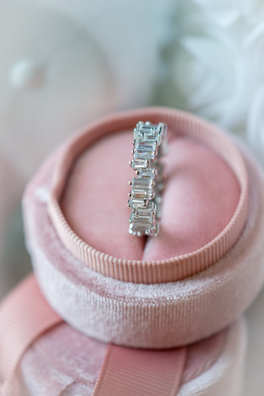Lincoln Trapezoid Band Sterling Silver Ring