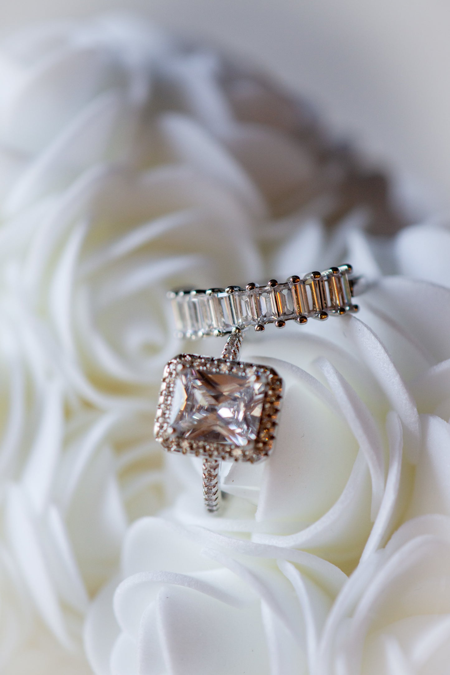 Brady 2PC Paired Sterling Silver Ring