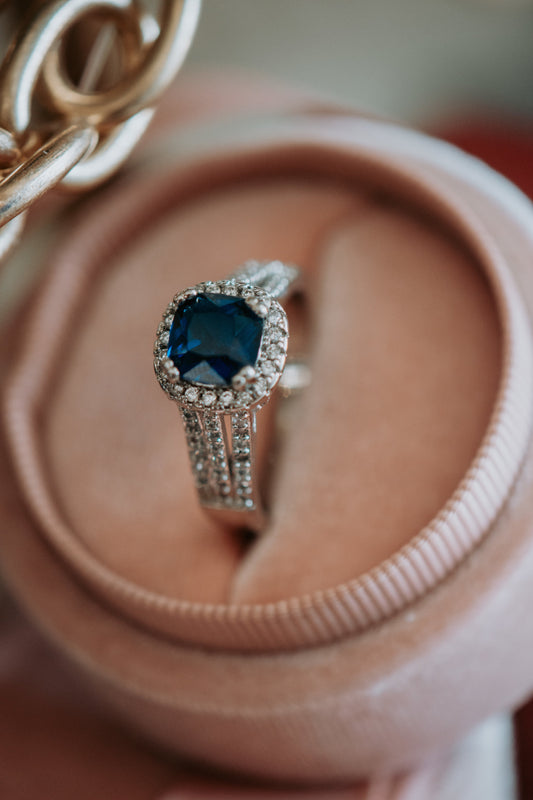 Lady Sapphire Sterling Silver Ring