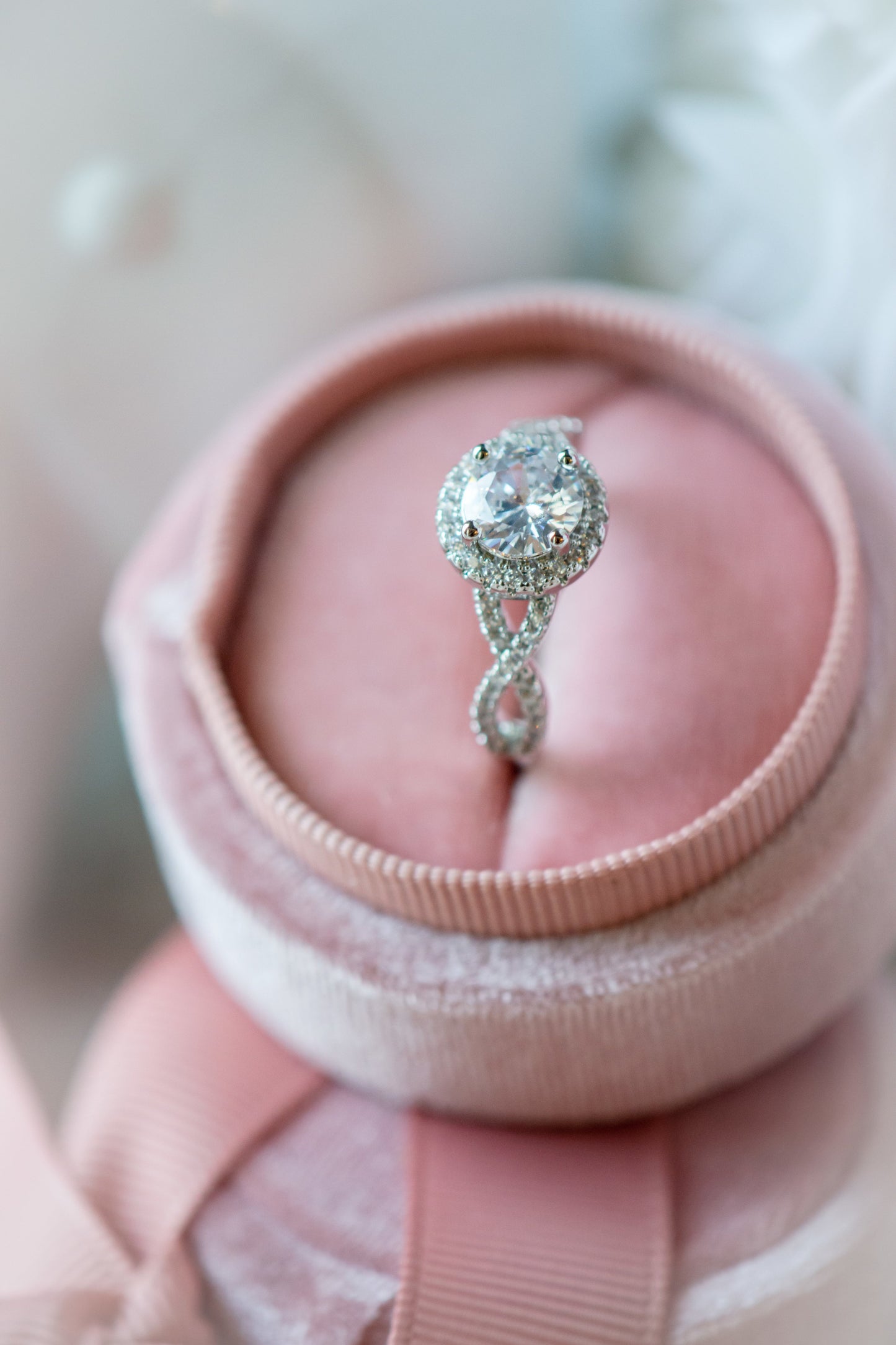 Honour Round Cut Sterling Silver Ring