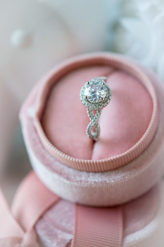 Honour Round Cut Sterling Silver Ring