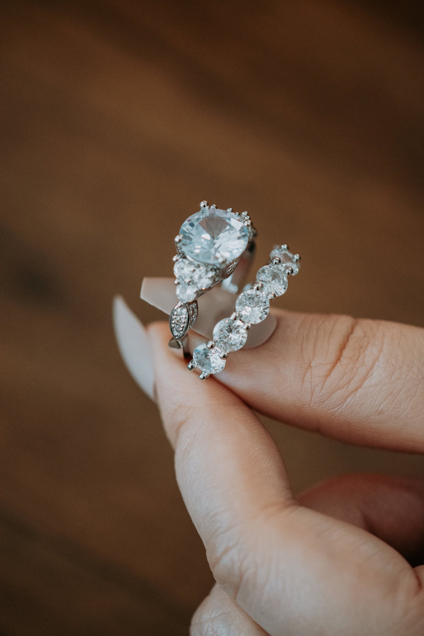 Stand Out Sterling Silver Ring Set