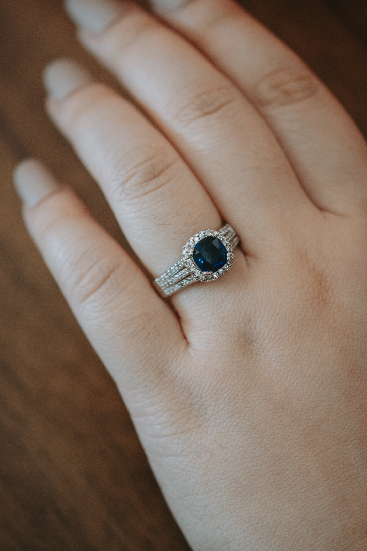 Lady Sapphire Sterling Silver Ring