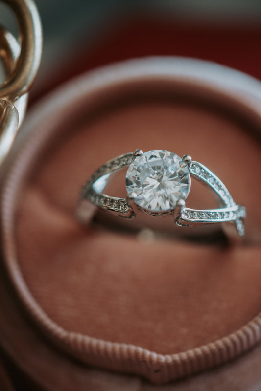 Moon Love Sterling Silver Ring