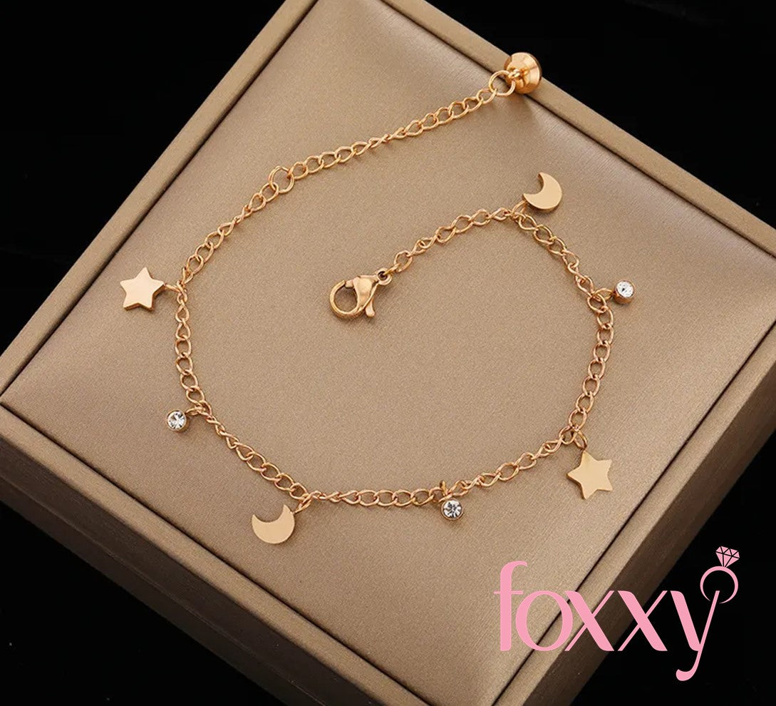 Fashion Lotus Titanium Steel Plating Bracelet