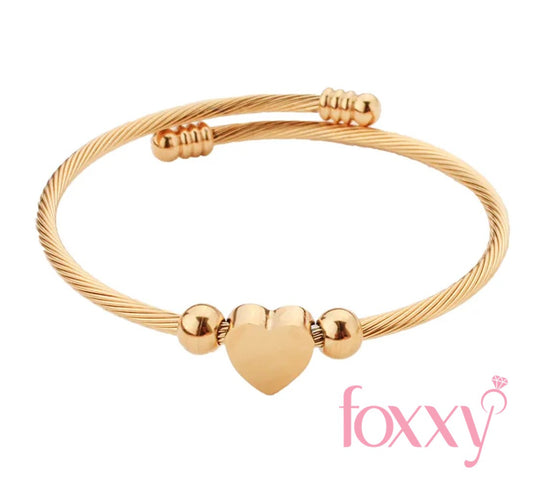 Fashion Heart Shape Titanium Steel Bracelets