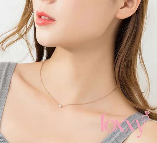 Simple Style Round Titanium Steel Gold Plated