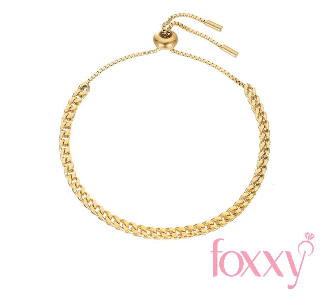 Titanium Steel Gold Plated Bracelets 1 Piece